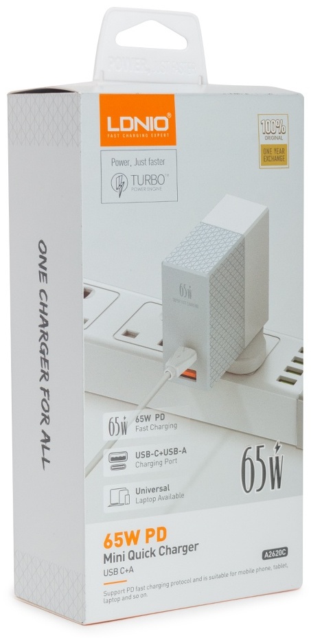 03-38.jpg Зарядное устройство LDNIO A2620C белый — изображение 3