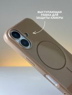 Чехол Mobile Store для Apple iPhone 16 коричневый — изображение 3