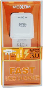 Зарядное устройство Moxom KH-31Y USB Lightning белый — изображение 3