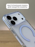 Чехол Mobile Store для Apple iPhone 17 Pro голубой — изображение 3