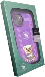 Чехол Santa Barbara Polo & Racquet Club для Apple iPhone 14 фиолетовый — изображение 3