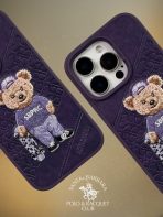 Чехол Santa Barbara Polo & Racquet Club для Apple iPhone 14 Pro фиолетовый — изображение 4