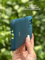 Чехол Mobile Store для Xiaomi Redmi Note 11 синий — изображение 4