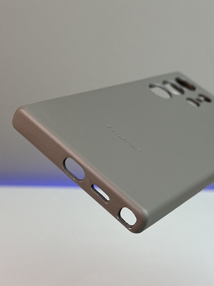 04-783.jpg Чехол Mobile Store для Samsung Galaxy S24 Ultra бежевый — изображение 4