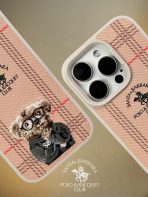 Чехол Santa Barbara Polo & Racquet Club для Apple iPhone 14 Pro бежевый — изображение 4