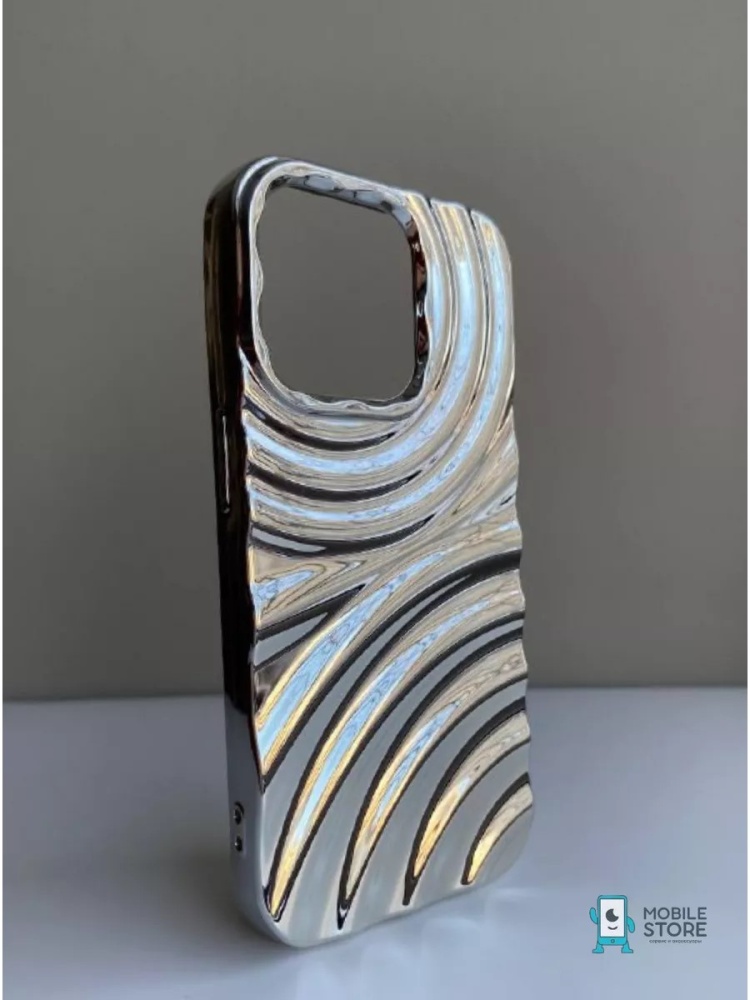 04-893.jpg Чехол Mobile Store для Apple iPhone 14 Pro серебряный — изображение 4