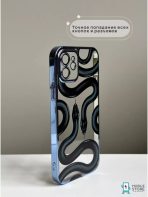 Чехол Mobile Store для Apple iPhone 12 голубой — изображение 4