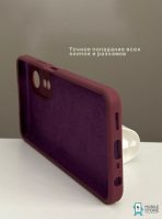 Чехол Mobile Store для OPPO A58 бордовый — изображение 5
