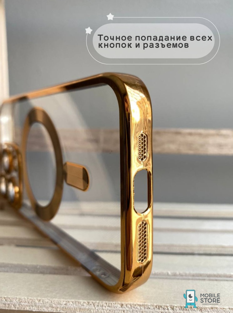 05-540.jpg Чехол Mobile Store для Apple iPhone 15 Pro золотистый — изображение 5