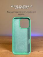 Чехол Mobile Store для Apple iPhone 16 Pro Max светло-зеленый — изображение 5