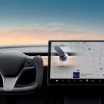 Магнитный держатель Baseus Designed Tesla Car черный — изображение 7