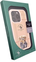 Чехол Santa Barbara Polo & Racquet Club для Apple iPhone 14 Pro бежевый — изображение 8