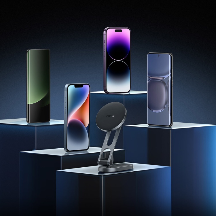 08-9.jpg Магнитный держатель Baseus Designed Tesla Car черный — изображение 8